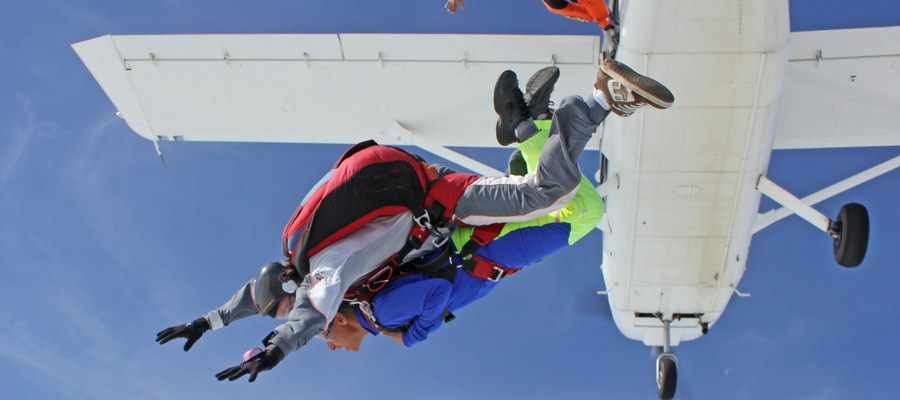 Can I do Backflips & Spins on a Tandem Skydiving Exit?